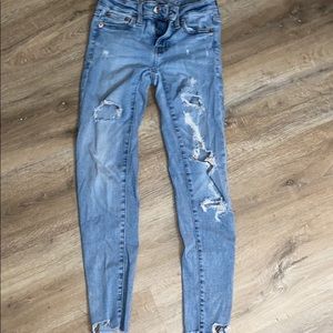 American Eagle Light Wash Jegging